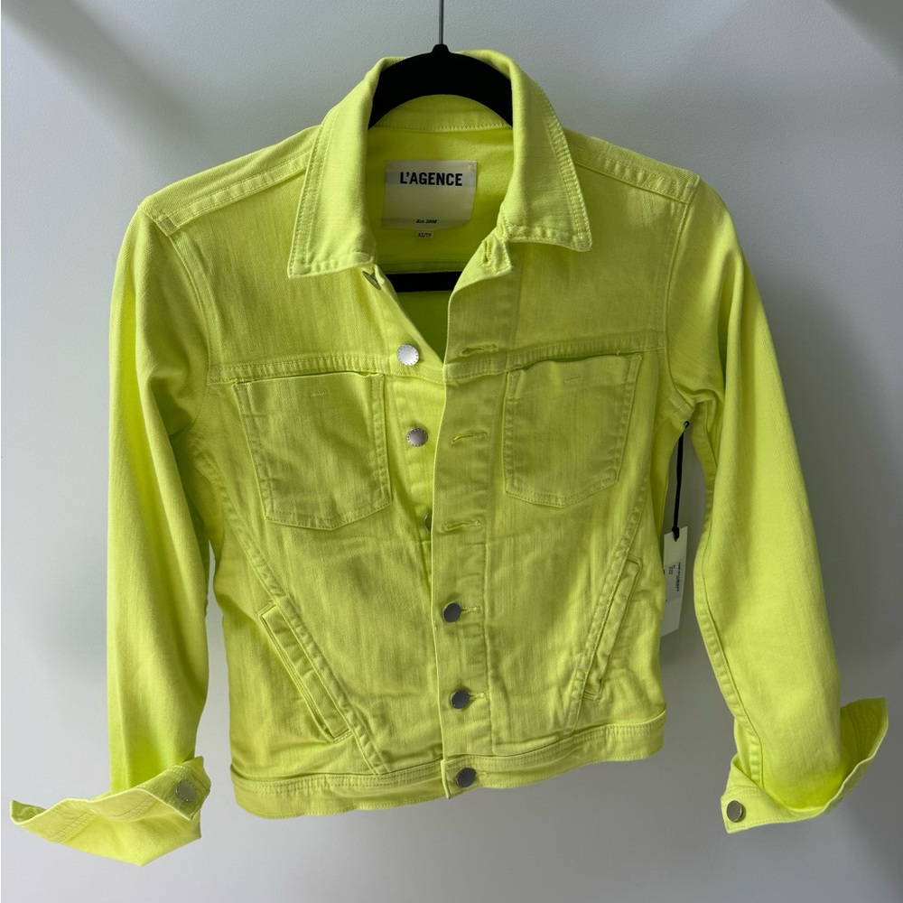 NWT,  L’AGENCE Citron Denim Jean Jacket